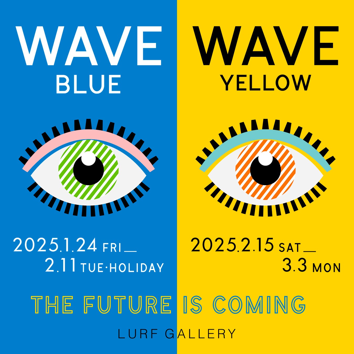 LURF GALLERY、47名参加の大型アート展WAVE2025を開催