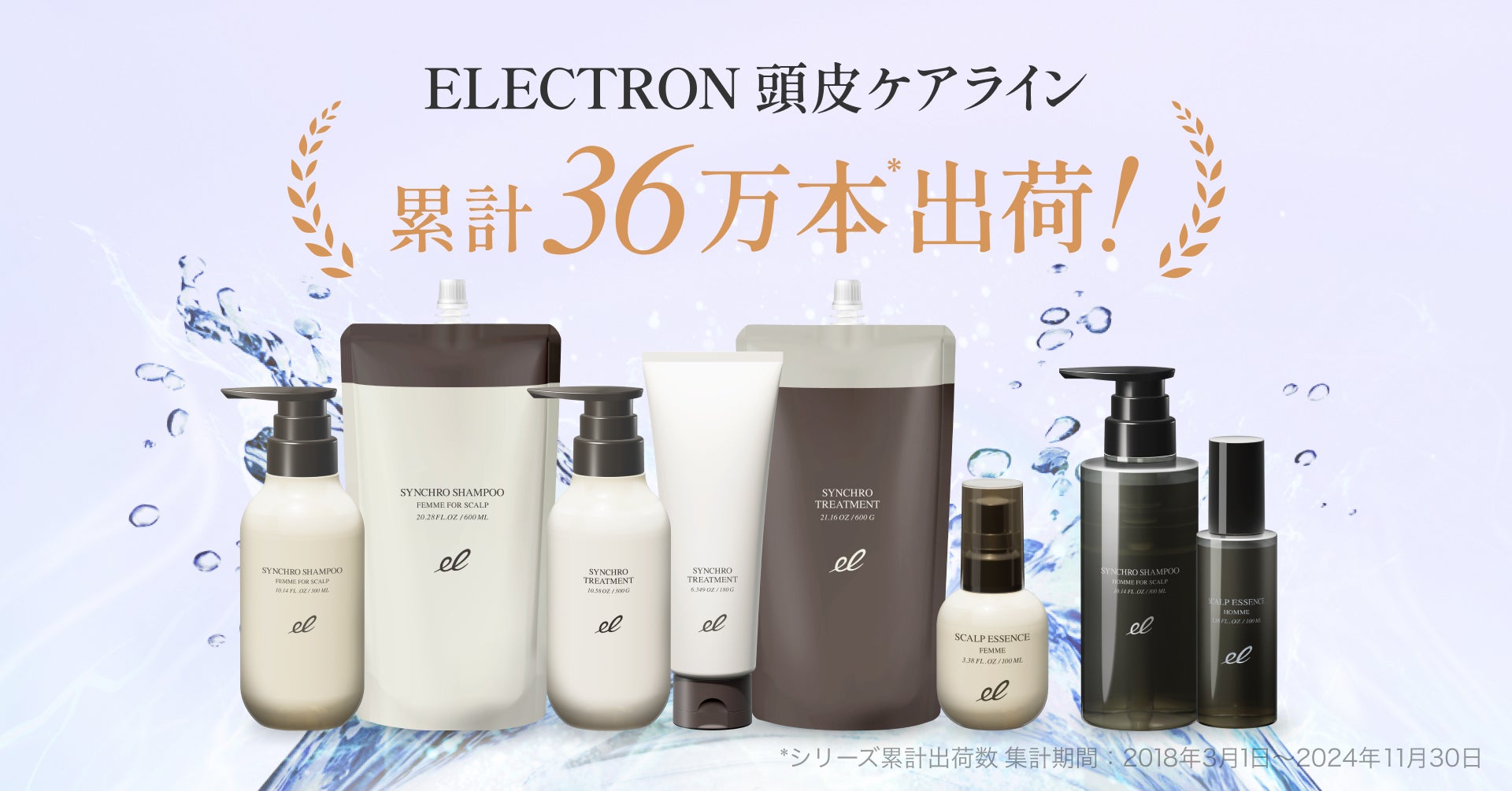 GMコーポレーション、エレクトロンヘアケアシリーズから新商品ダメージリペアシリーズを発売、累計出荷数36万本突破